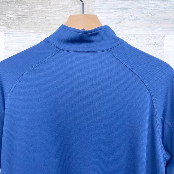 PENN Saltwater Fishing Gear Montauk Tackle Co Tech Pullover Blue Mens Small - Picture 4 of 6